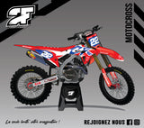 Kit Déco Motocross 100% perso